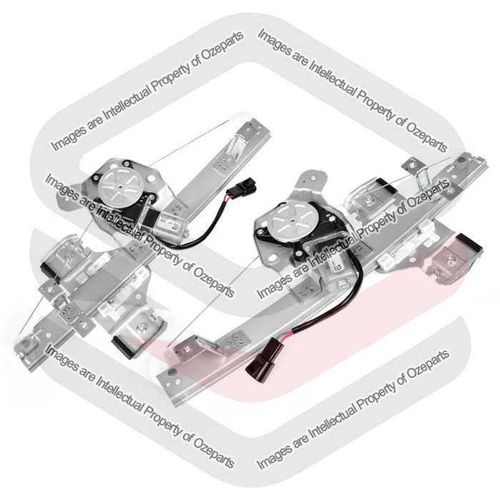 Door Window Regulator Rear (Electric With Motor) - Sedan (SET LH+RH)