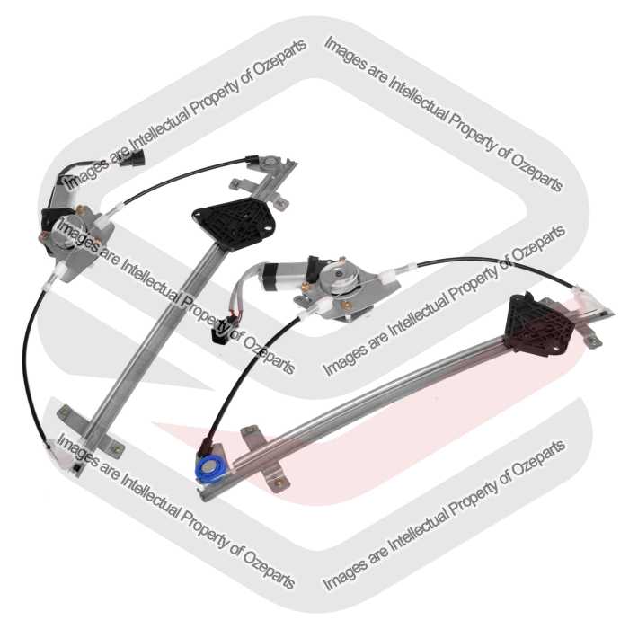 Door Window Regulator Front (Electric 2 & 6 Pin Motor) (SET LH+RH)