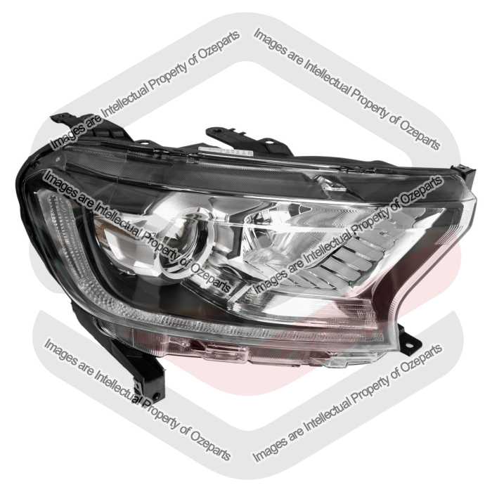 Head Light AM (Xenon, With LED DRL) - Trend / Titanium